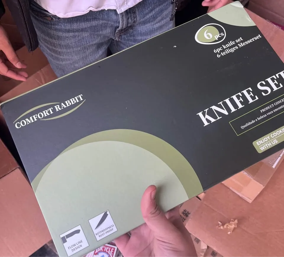 Stainless steel 6-pcs high quality kitchen knife set - photo 2