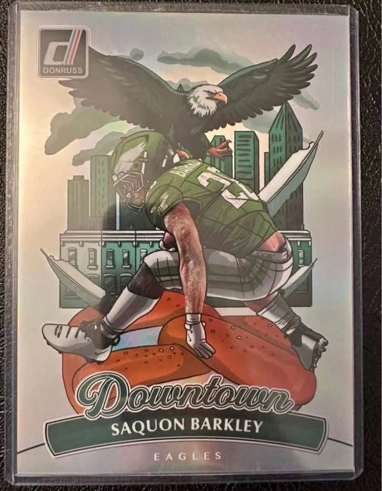 Saquon Barkley Downtown Oversized Jumbo Card