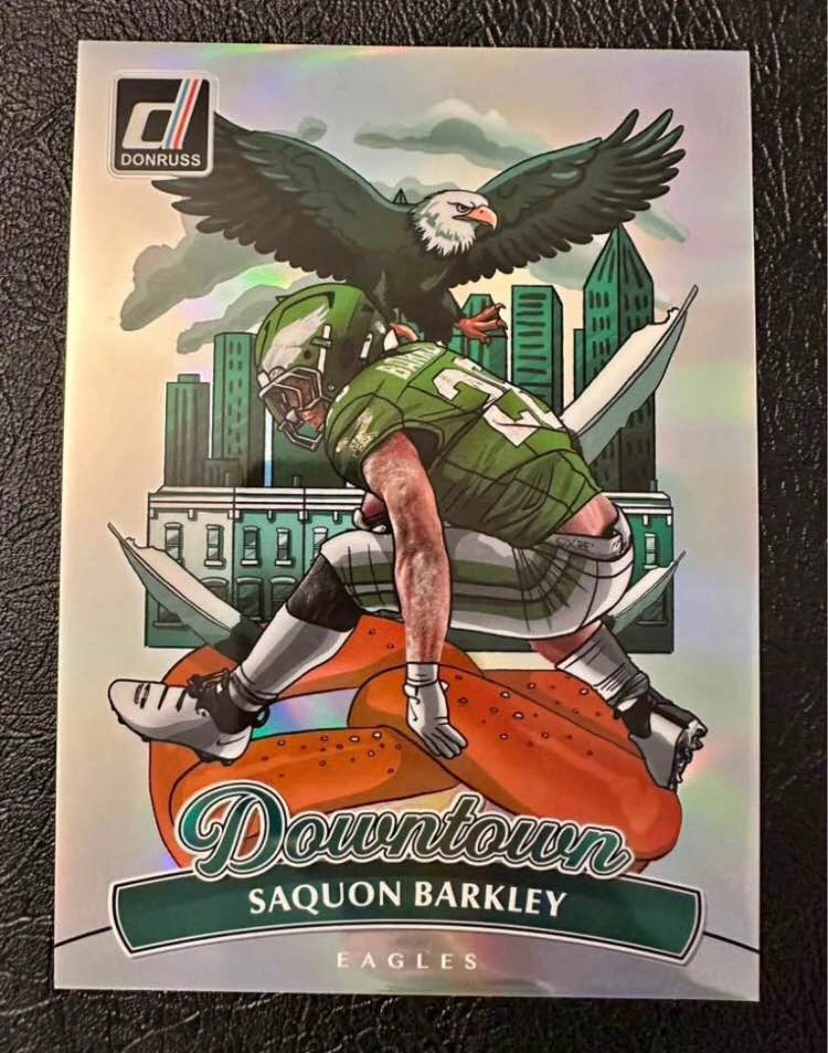 Saquon Barkley Downtown Oversized Jumbo Card - photo 3