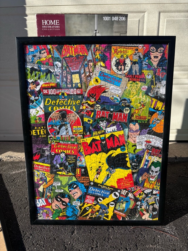 Framed DC Comics Puzzle