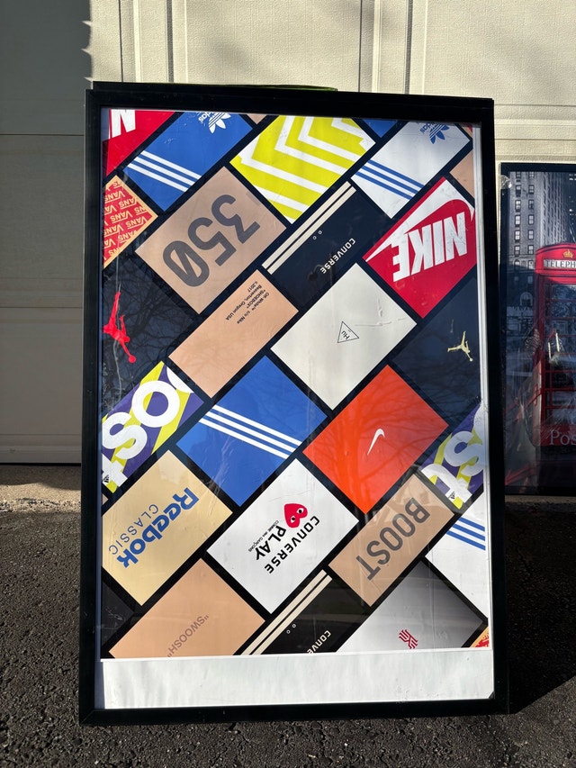Sneaker Brands Framed Art 24'*36