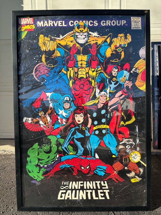 Marvel Infinity Gauntlet Framed Poster 24"*36"