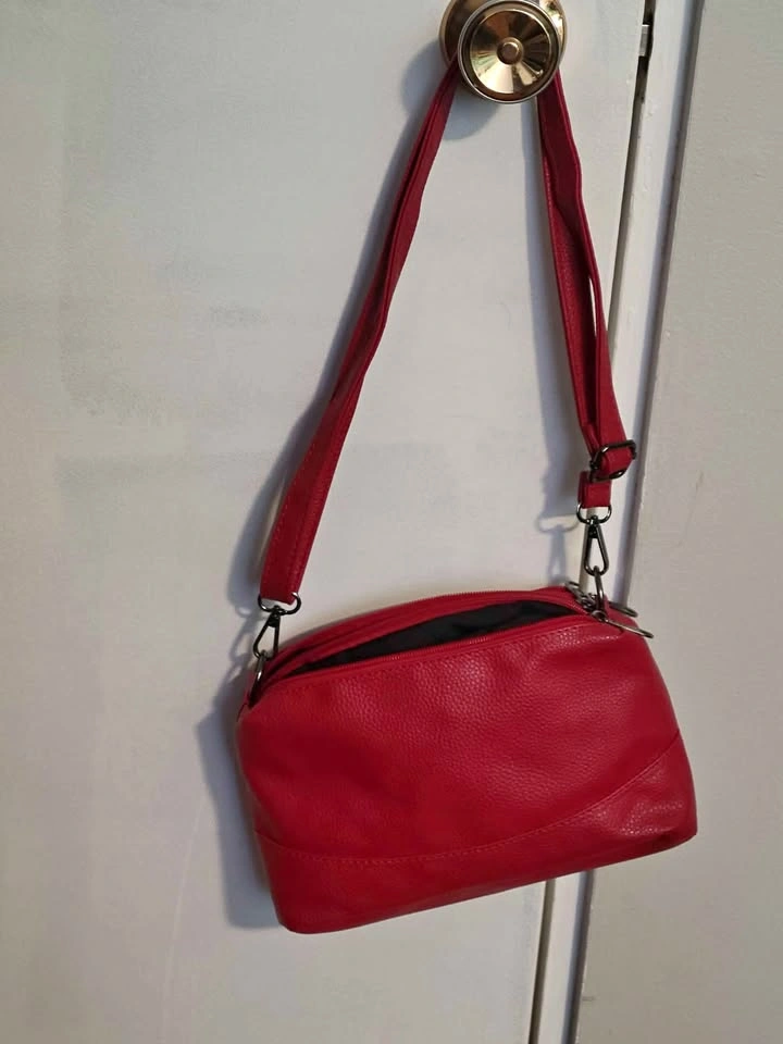 Red Leather Purse