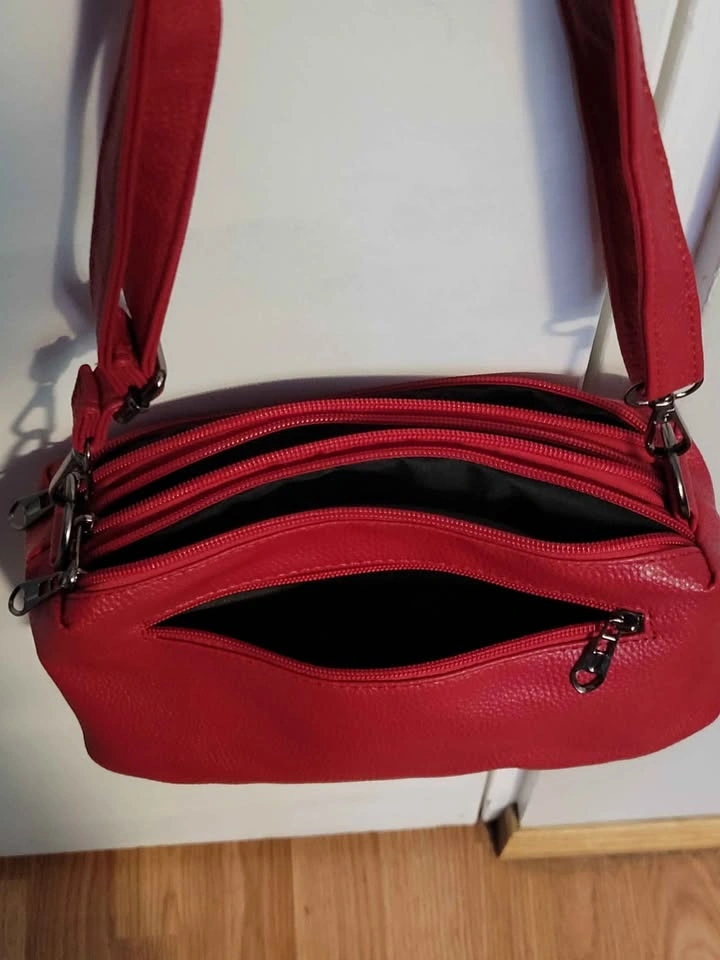 Red Leather Purse - photo 4