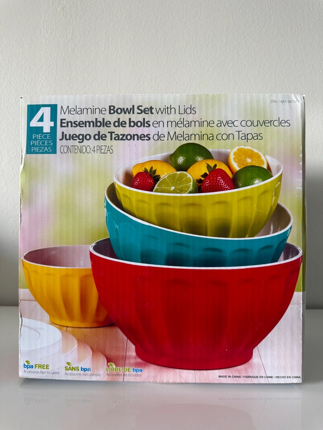 Melamine Bowl Set