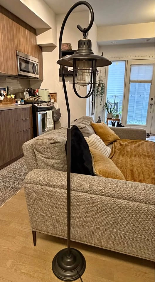 Industrial Lantern Floor Lamp