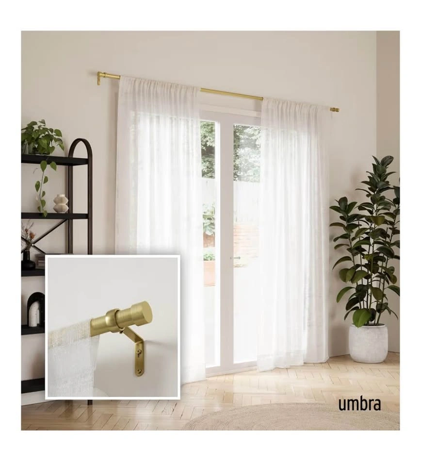 Umbra Cappa Curtain Rod, Gold - photo 3