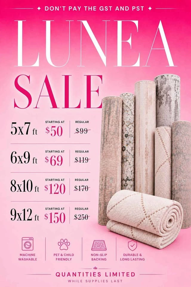 Rugs SALE brand new machine washable 🆕