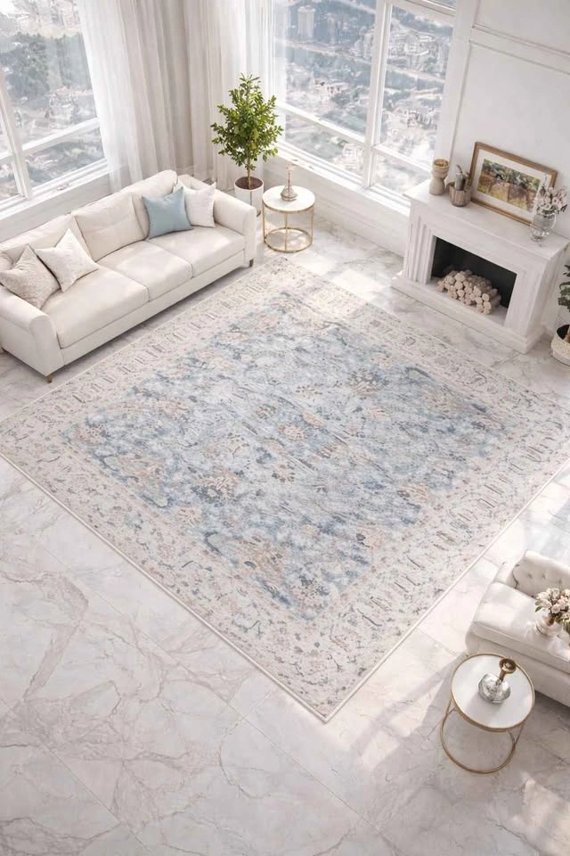 DREAMY COAST 6x9 ft AREA RUG WASHABLE 🆕 - photo 2