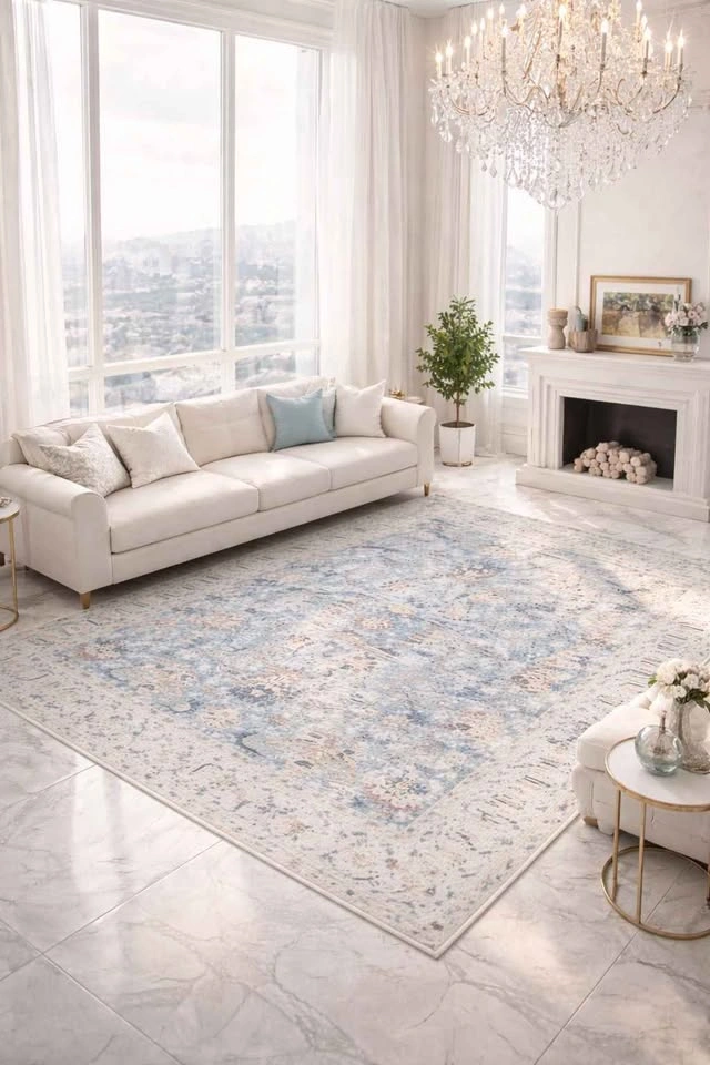 DREAMY COAST 6x9 ft AREA RUG WASHABLE 🆕 - photo 3