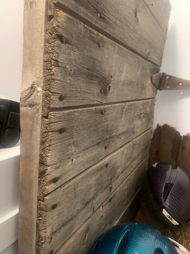 $200 feb 2016 -100 year barn board doors (3) for feature walls - photo 5
