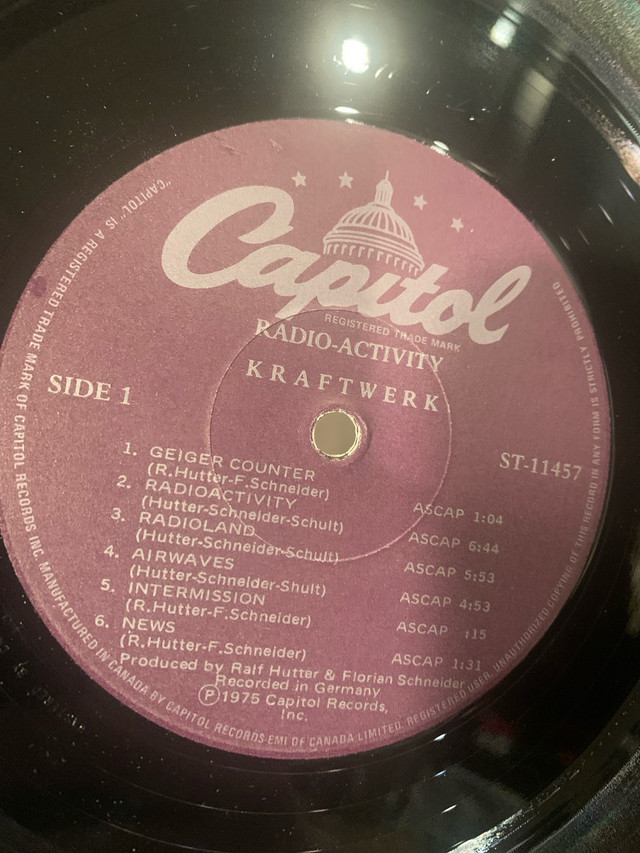 Kraftwerk Radio-Activity Vinyl - photo 5