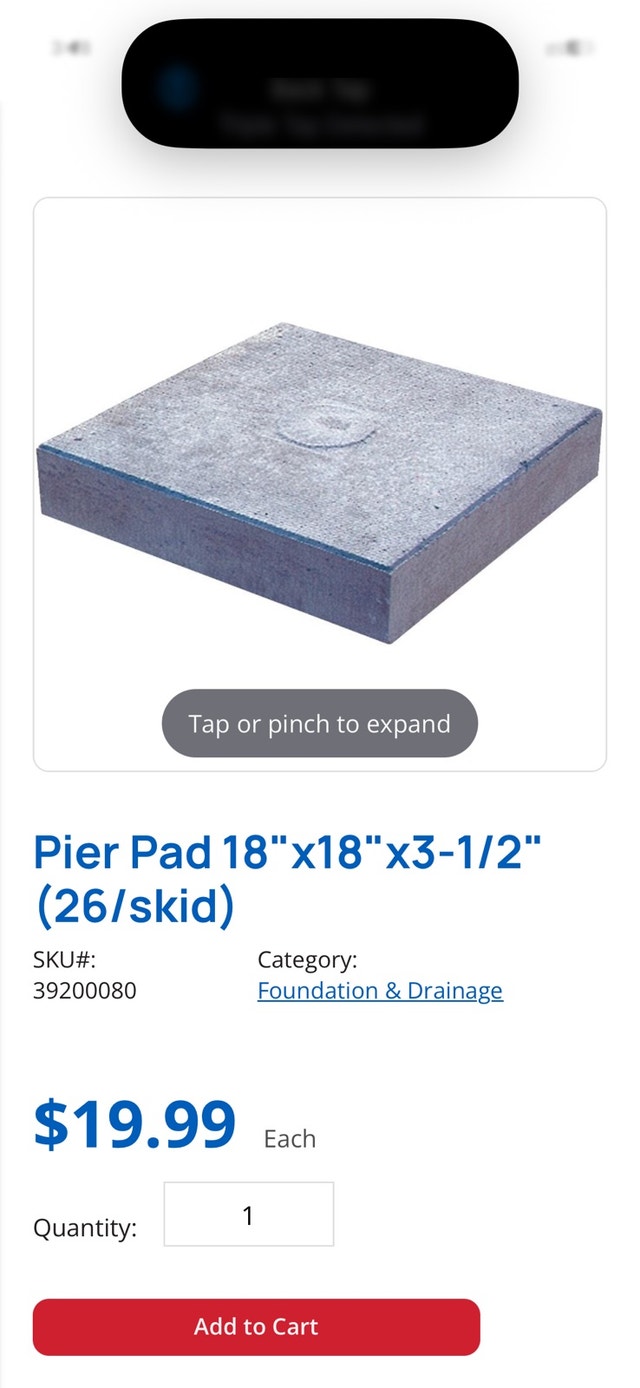 foundation concrete bases