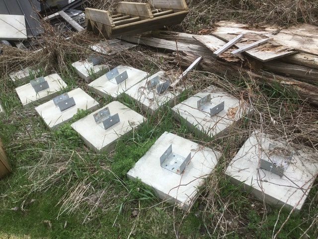 foundation concrete bases - photo 5