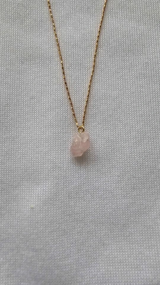 Pink Quartz Necklace - photo 2