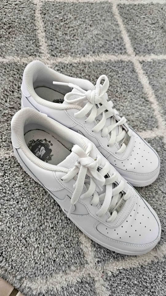 Nike Air Force 1 White - Size 5.5Y