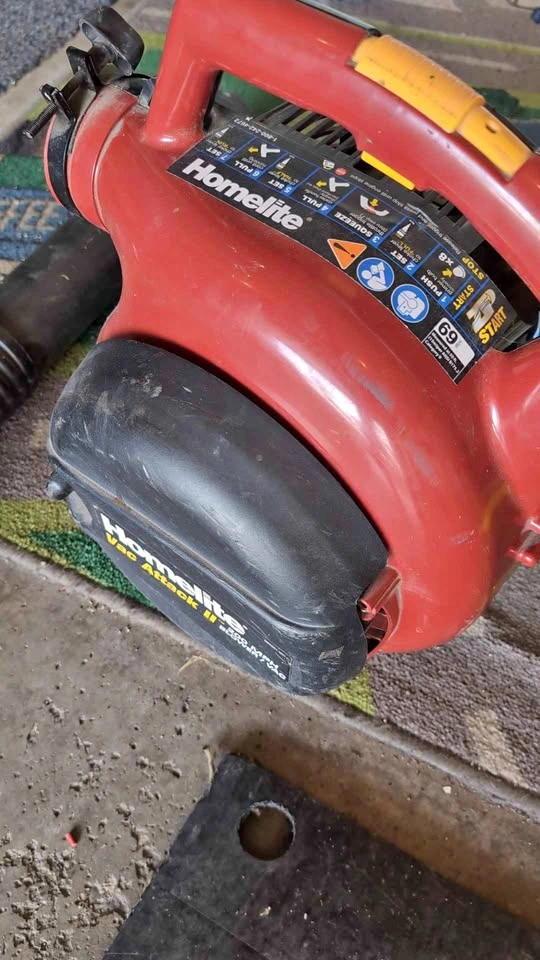 Homelite Vac Attack 2 Leaf Blower/Vac - 200mph