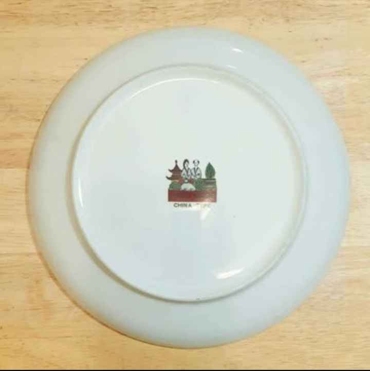 Vtg. Chinese SAJI Handmade Decorative Plate - photo 3