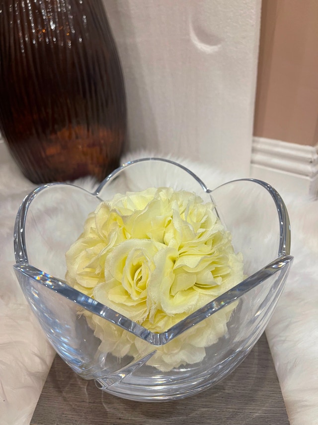 Decorative Faux Flower Vase