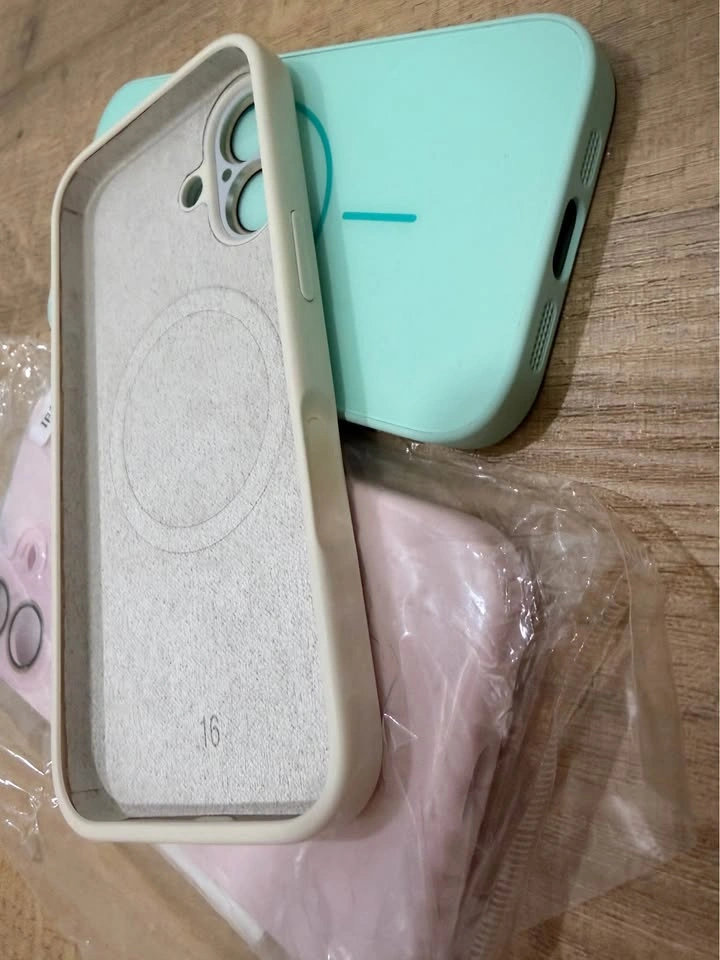 iPhone 16, 16 Pro (Pink), Samsung Flip 7 Cases - photo 2