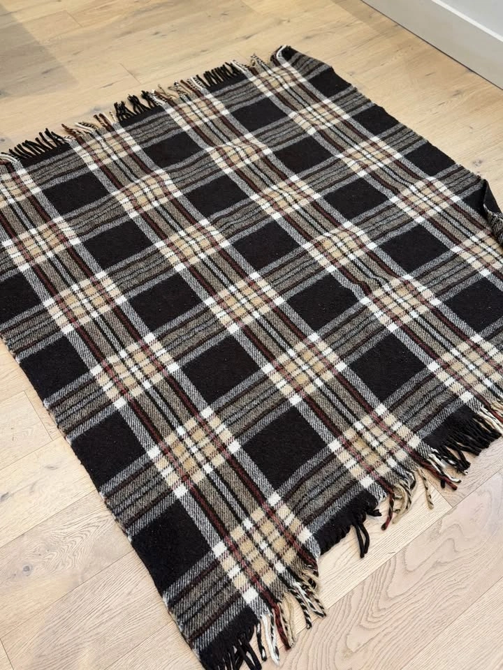 Vintage Plaid Simpsons Made In Italy Blanket - photo 3