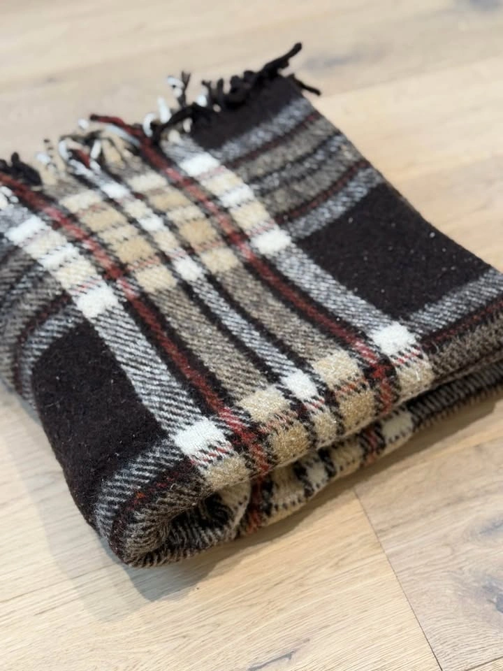 Vintage Plaid Simpsons Made In Italy Blanket - photo 5