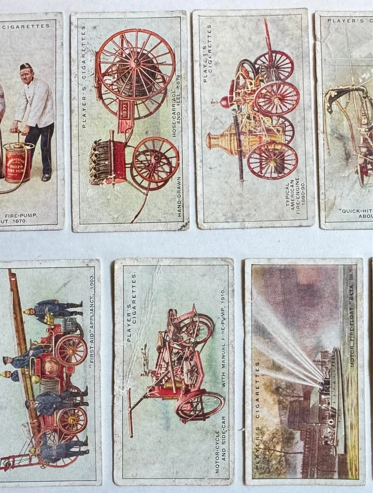 13 Vintage Player's Fire-Fighting Cigarette Cards - 1930s - photo 4