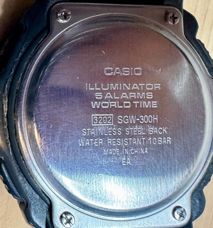 Casio Illuminator SGW-300H Twin Sensor Watch - photo 2