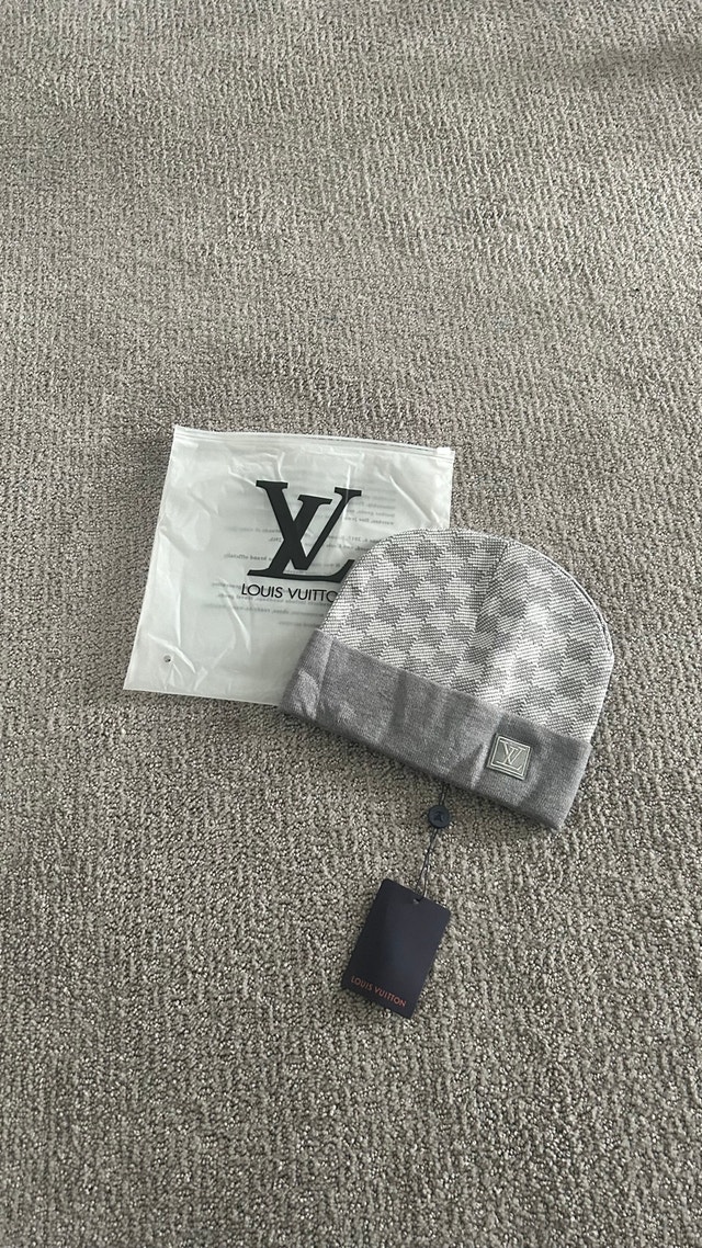 Grey Louis Vuitton Beanie