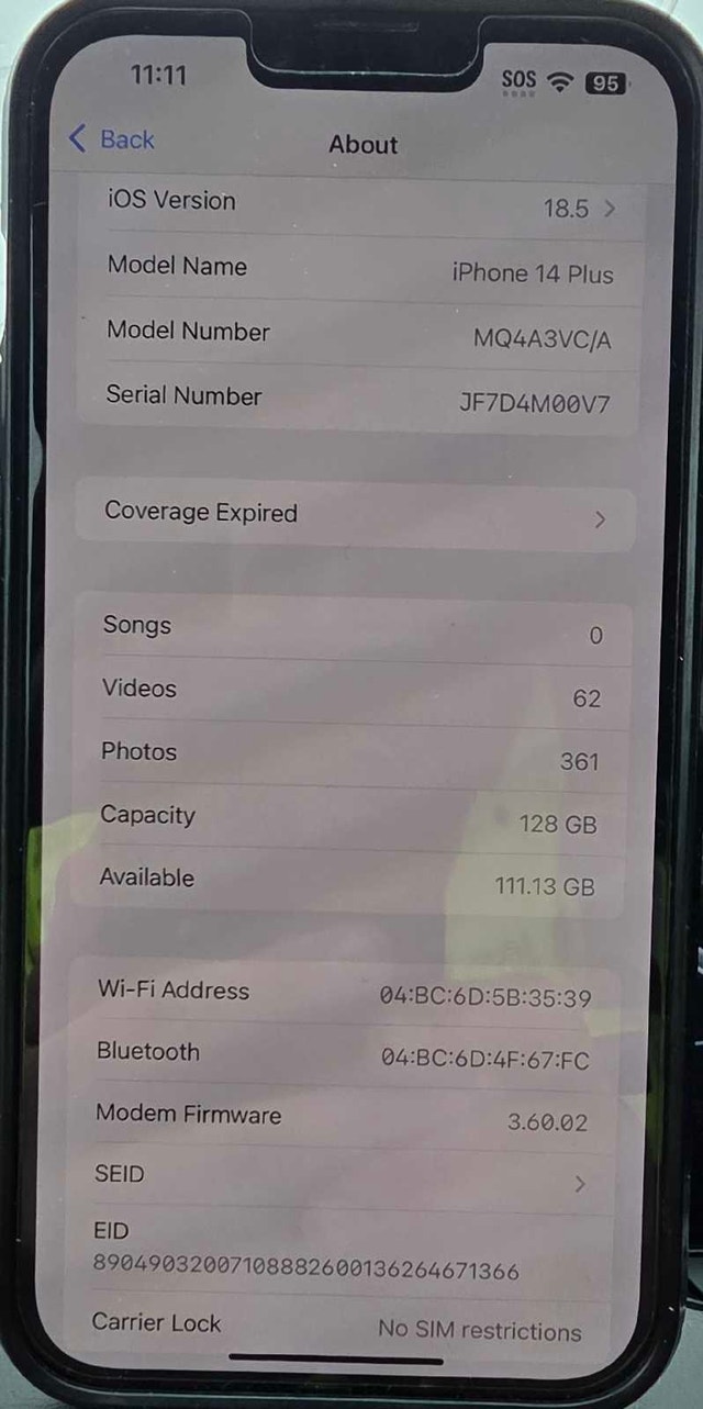 iPhone 14 Plus 128GB - Like New - photo 5