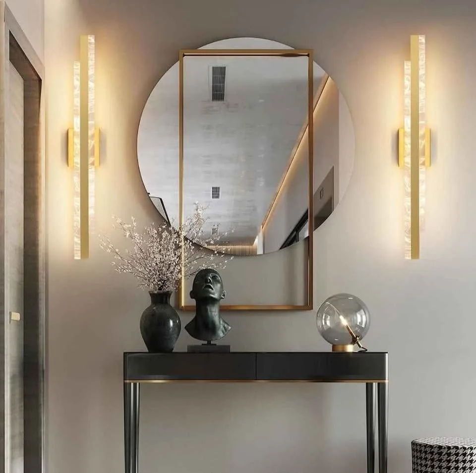 HAHZT Vanity Light Brushed Gold 32 inch BRAND NEW image indicator(8)