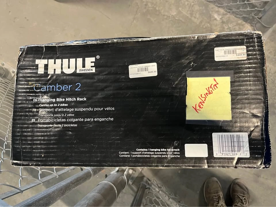 Brand new Thule 9058 Camber 2 Bike Rack - Fits 2" & 1.25" Hitche - photo 5