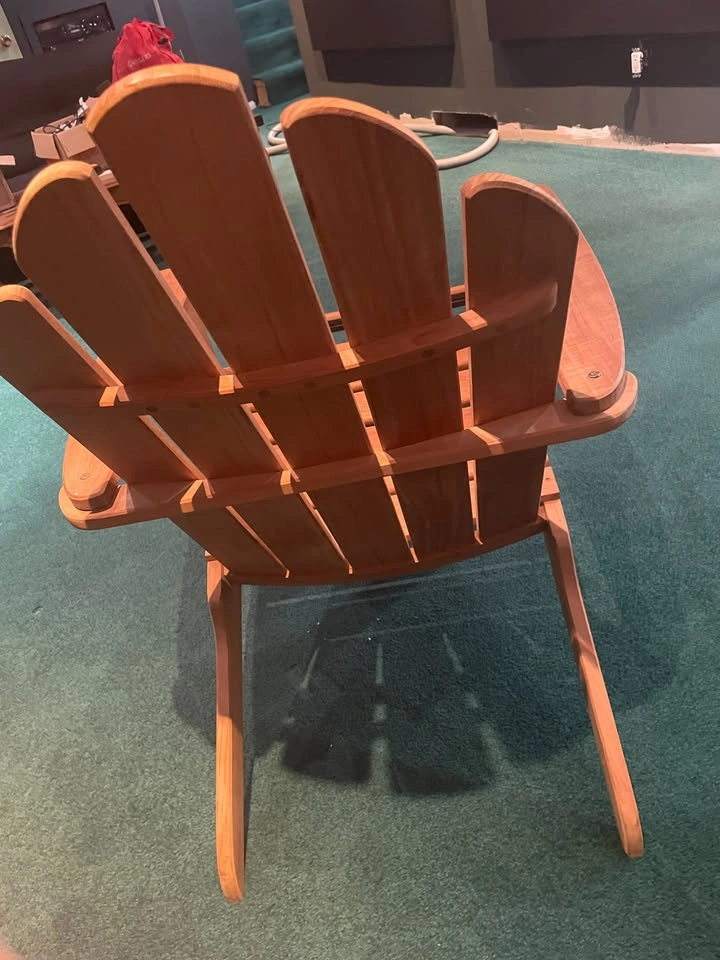 Teak Adirondack Chair and Ottoman - photo 5
