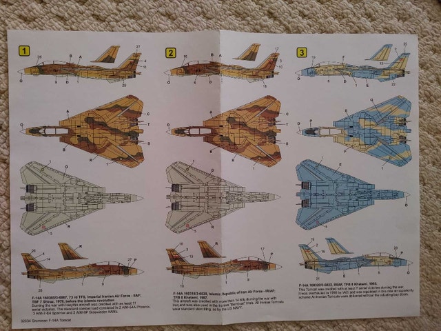 1/32 F-14A and MiG-21MF Decals - photo 5
