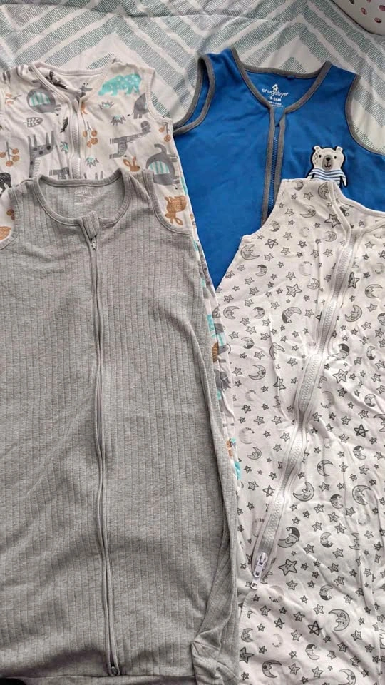 4 Baby Sleep Sacks (up to 18 months)