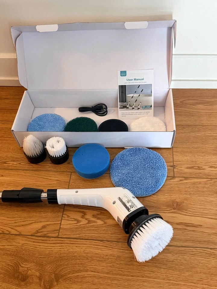 Electric Spin Scrubber with Attachments - photo 2