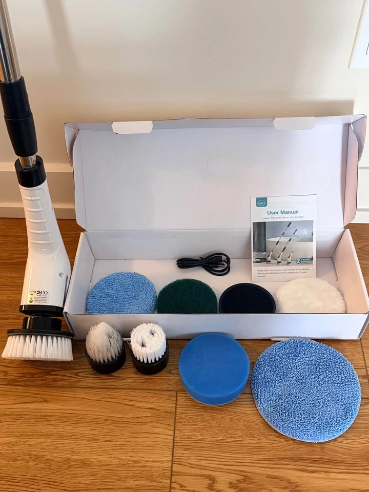 Electric Spin Scrubber with Attachments - photo 3