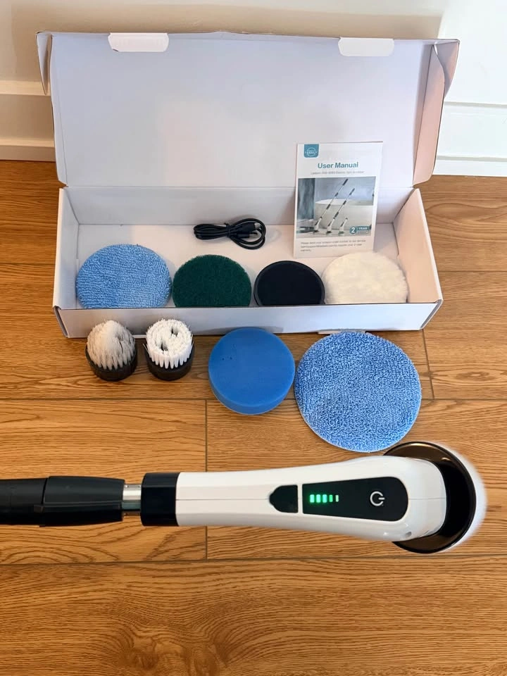 Electric Spin Scrubber with Attachments - photo 4
