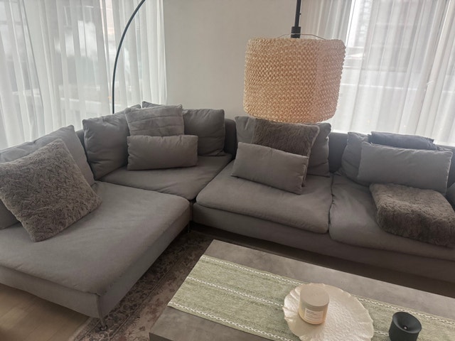 IKEA SÖDERHAMN Sectional Sofa - Dark Grey - photo 3