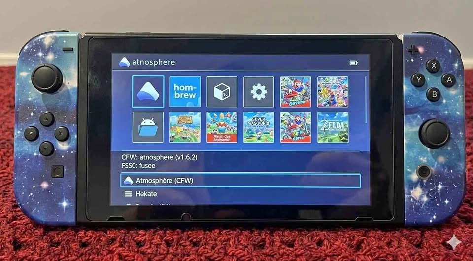 Nintendo Switch + Picofly & 128gb