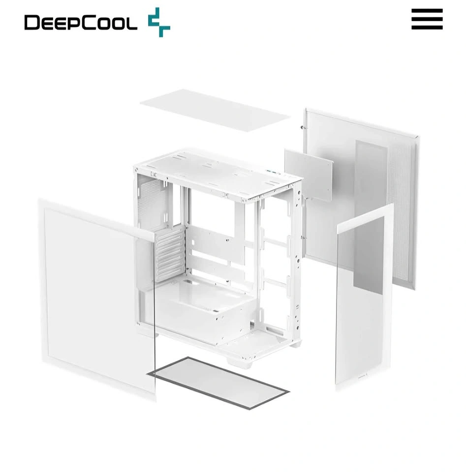 Deepcool CG580 White PC Case - photo 4