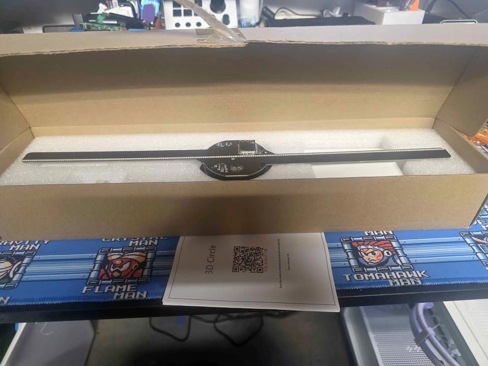 42cm Long Holographic Led Fan