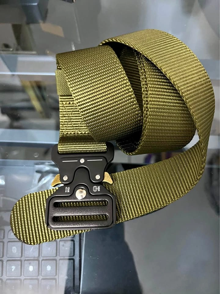 Olive Green Tactical Belt w Quick Release Buckle 49.6"