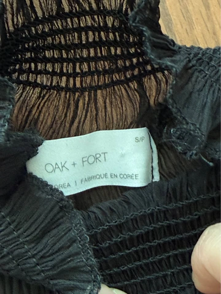 Oak and Fort Mesh Black Top - photo 2