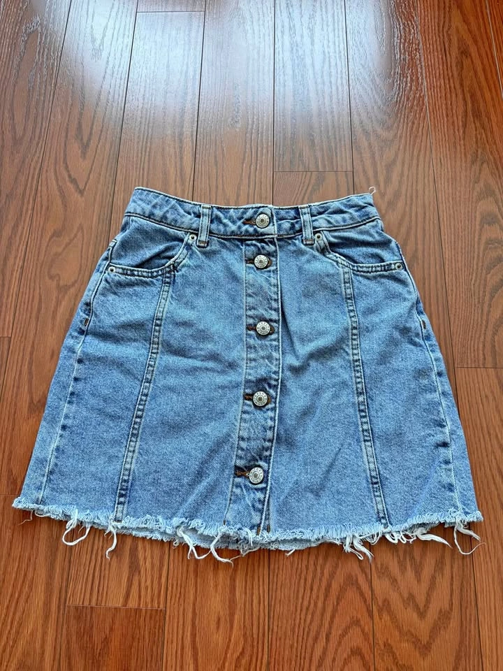 Topshop Denim Skirt