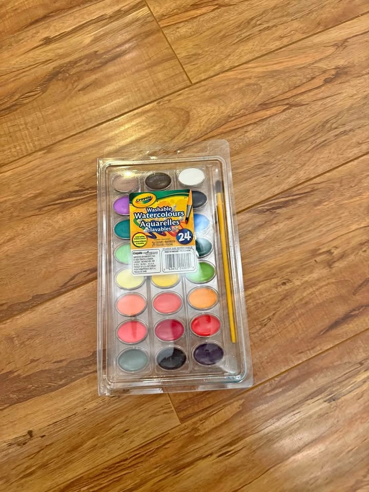 Crayola Watercolor palette