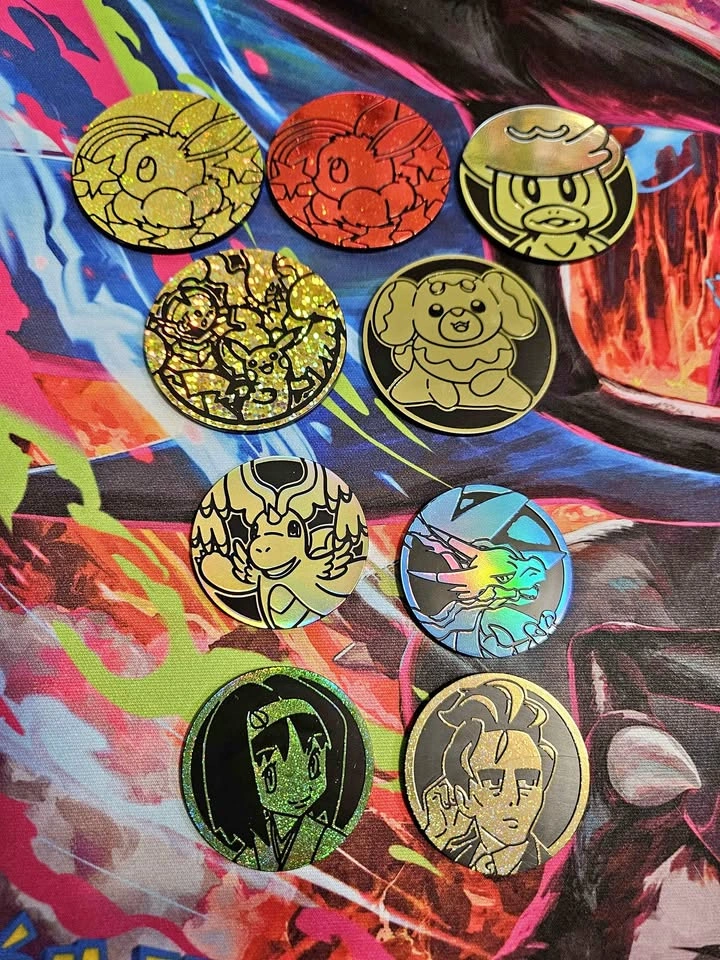Pokemon coins (plastic)