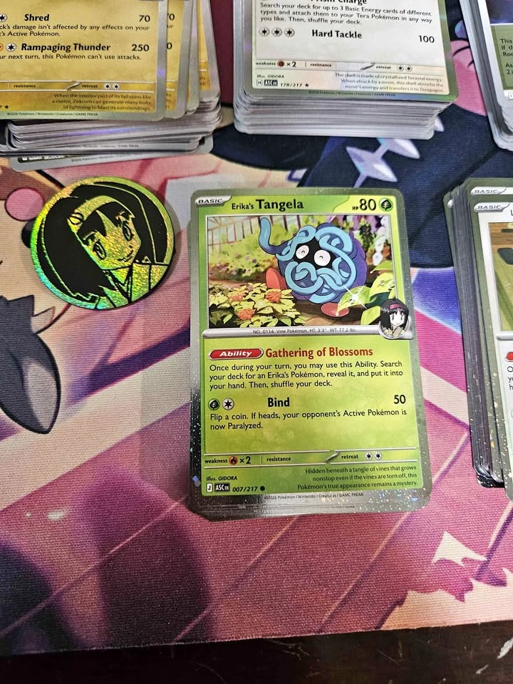 Erika's Tangela 007/217 - Holo Rare