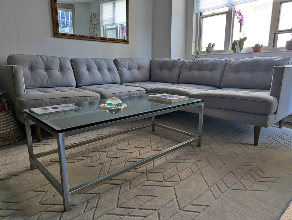 West Elm 2-Piece Sectional (7.8ft x 7.7ft)