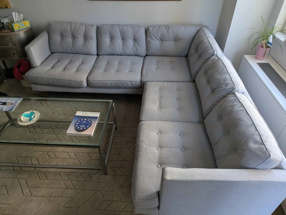 West Elm 2-Piece Sectional (7.8ft x 7.7ft) - photo 4